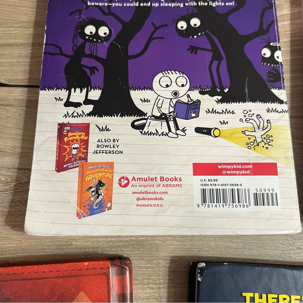 Boys Graphic Novel Book Lot Dog Man Wimpy Kid 5 Book Set Grades 3-6 - Picture 11 of 15